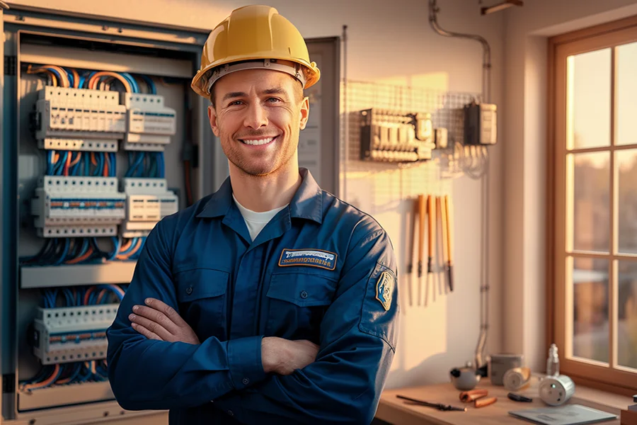 Matthew from Timmy's Electric Solutions performing a remodel electrical in Orlando, FL Timmy's Electric Solutions remodel electrical in Orlando, FL